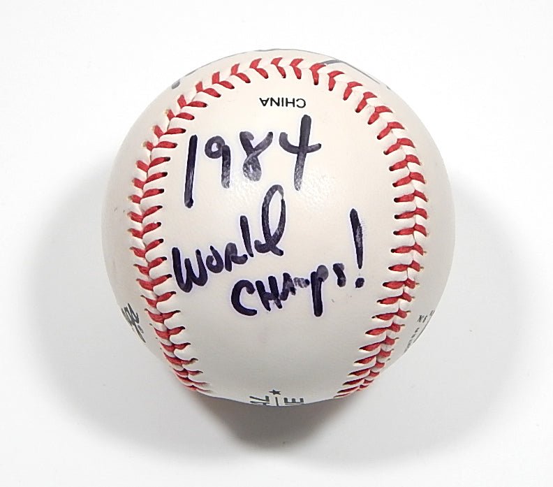 Milt Wilcox Signed Rawlings MLB Official League Baseball Auto - DJ056142