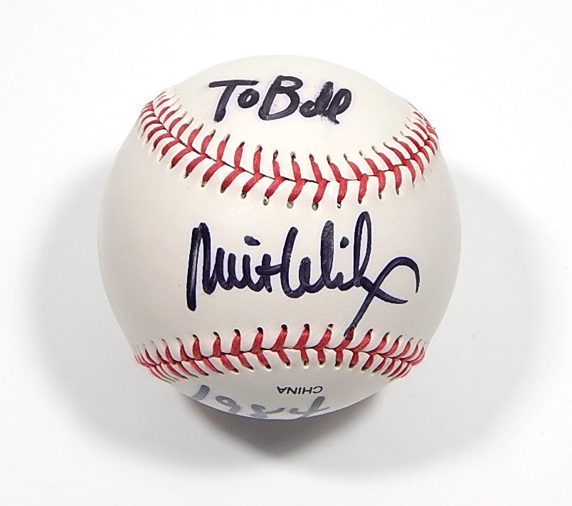 Milt Wilcox Signed Rawlings MLB Official League Baseball Auto - DJ056142