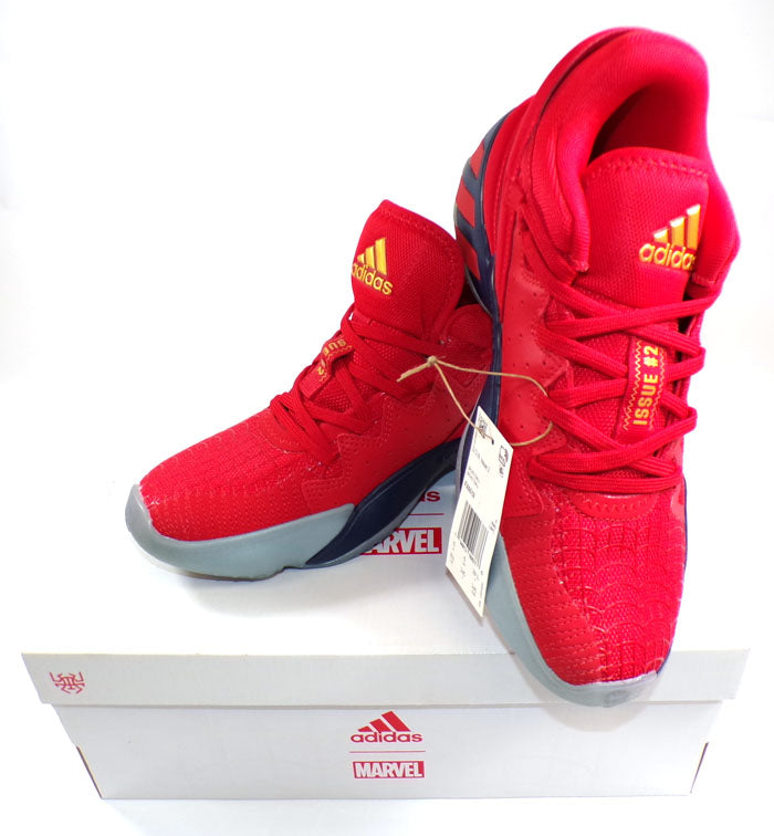 adidas MARVEL D.O.N Issue 2 Red Basketball Shoes Male 6.5 NIB #FX6519