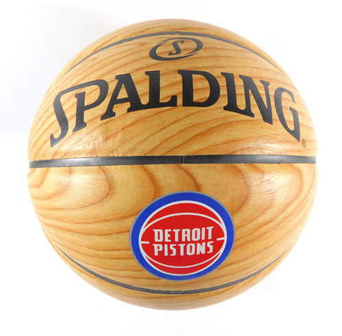 Andre Drummond Pistons Signed NBA Spalding Wood Grain Basketball AUTO Pic2