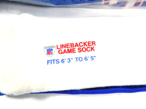 6-pack  Buffalo Bills TI Linebacker Throwback Game Socks HOME Size 6'3 to 6'5" Pic2
