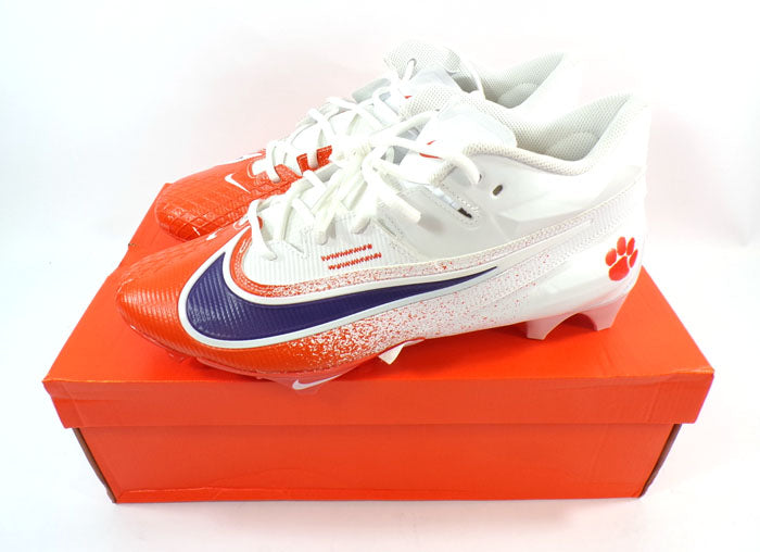 Nike Vapor Edge Elite 360 2 SMU Clemson Tigers Cleats Mens Size 12.5 #FJ5746 108 Pic2
