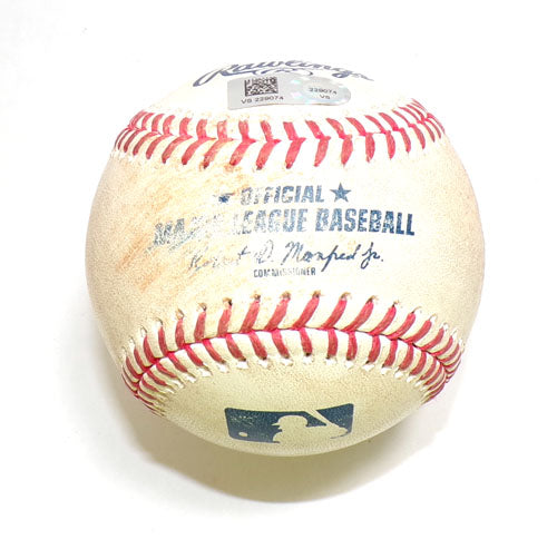 Tigers @ Nationals Game-Used Baseball 5-21-23 Michael Chavis/Jose Cisnero COA Pic2