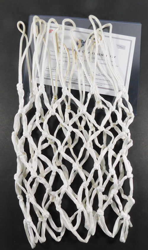 Utah Jazz vs. San Antonio Spurs NBA Game Used Basketball Net #2 5-5-2021