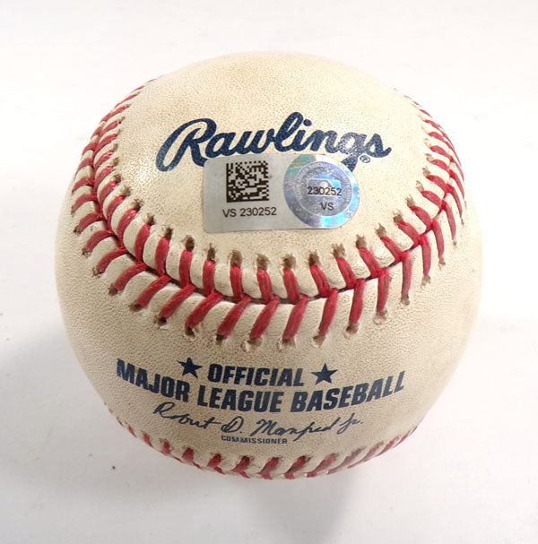 5/15/23 NY Mets @ Nationals Game Used Baseball Brandon Nimmo/Patrick Corbin COA