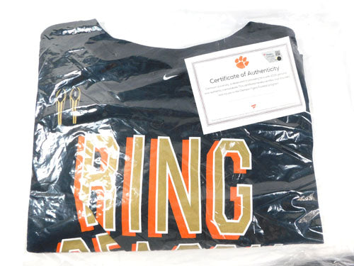 2018 Clemson Tigers Team Issue Black Short Sleeve Shirt NCAA Football Season 3XL Pic2