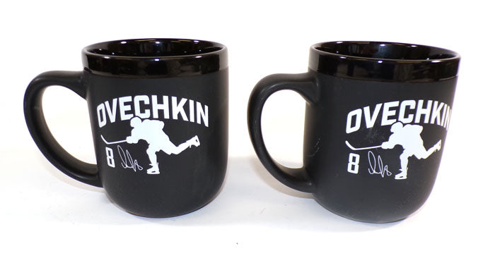 Lot of (2) Alex Ovechkin #8 Washington Capitols 17oz. Black Ceramic Mug New Pic2