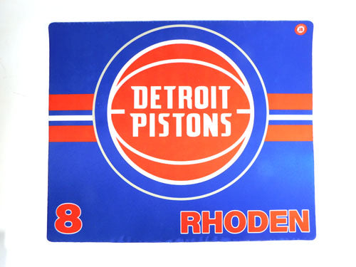 2023-24 Jared Rhoden #8 Detroit Pistons Team Issued Floor Mat