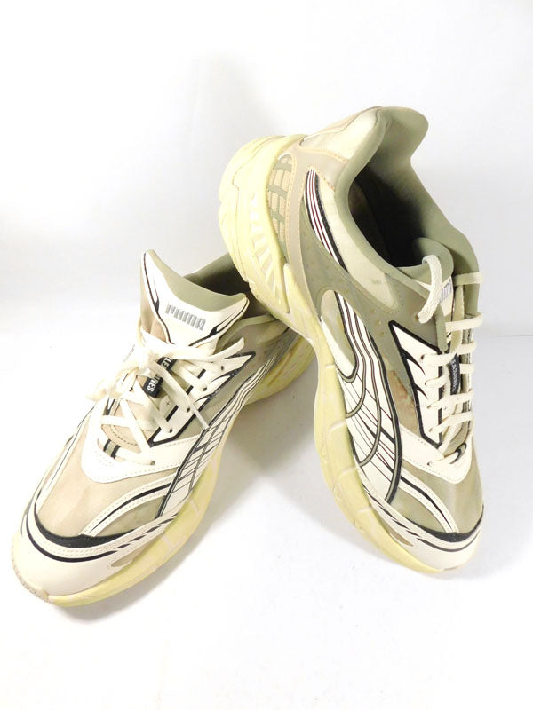 Puma Velophasis Layers Pleasures Sneakers OverDye Birch Tree Men's Size 13