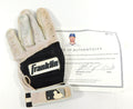 Jonathan Lucroy Rangers Game-Used Auto Franklin Left Batting Glove 2016