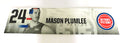 Mason Plumlee #24 2021 Pistons NBA 52" x 12.5" Locker Room Nameplate