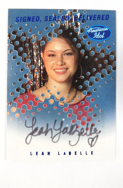 2004 Fleer American Idol Lean Labelle Signed Sealed Delivered Auto