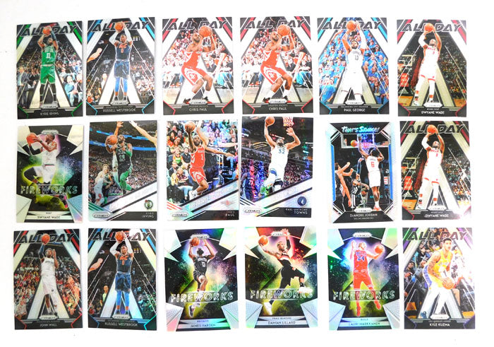 Lot of (73) Assorted 2018-19 Panini Prizm Basketball Insert Cards with Parallels Pic2
