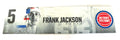Frank Jackson #5 2021-2022 Pistons NBA 52" x 12.5" Locker Room Nameplate