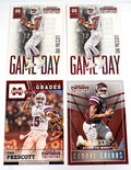 Lot of (4) Assorted 2016 Dak Prescott Rookie Year Cards