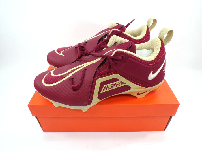 Alpha Menace Pro 3 Low Wide SMU Promo FSU Cleats Men's Size 13 #FJ6126 600 NIB Pic2