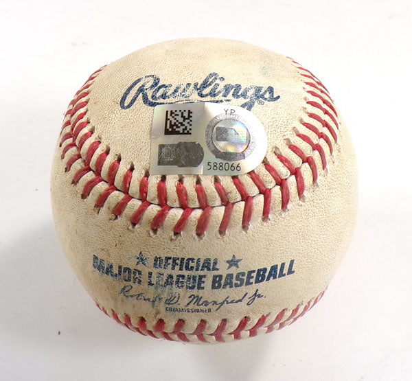 9-1-23 Miami Marlins @ Nationals Game-Used Baseball Josh Bell/Jake Irvin COA