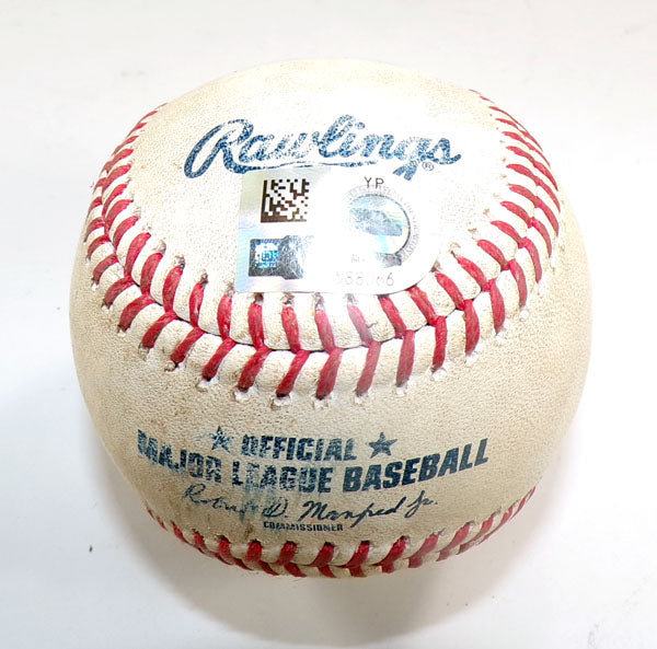 9-1-23 Miami Marlins @ Nationals Game-Used Baseball Josh Bell/Jake Irvin COA Pic2