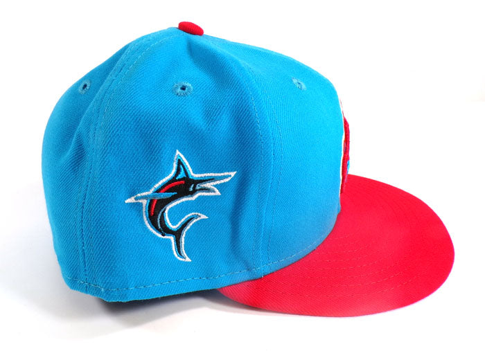 2022 Dylan Floro #36 Miami Marlins Game-Used June 25th City Connect Cap COA Pic2