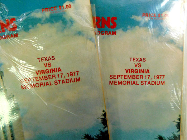 Lot of (4) Assorted 1988 Texas College Football Programs Pic2