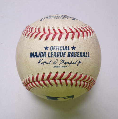 Miami Marlins @ Rockies Game-Used Ball  8-26-24 Jacob Stallings/Edward Cabrera Pic2