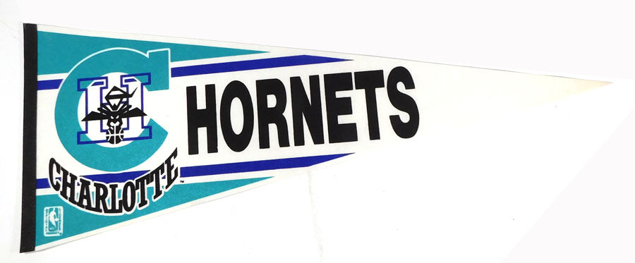 Charlotte Hornets NBA Basketball Full Size Felt Pennant 30" x 12"