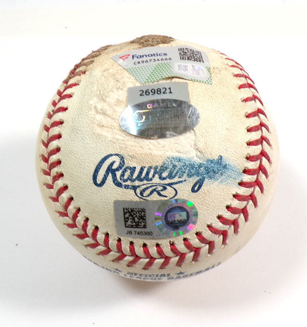 Game-Used Baseball September 14, 2018 Toronto Blue Jays @ Yankees COA #JB745360 Pic2