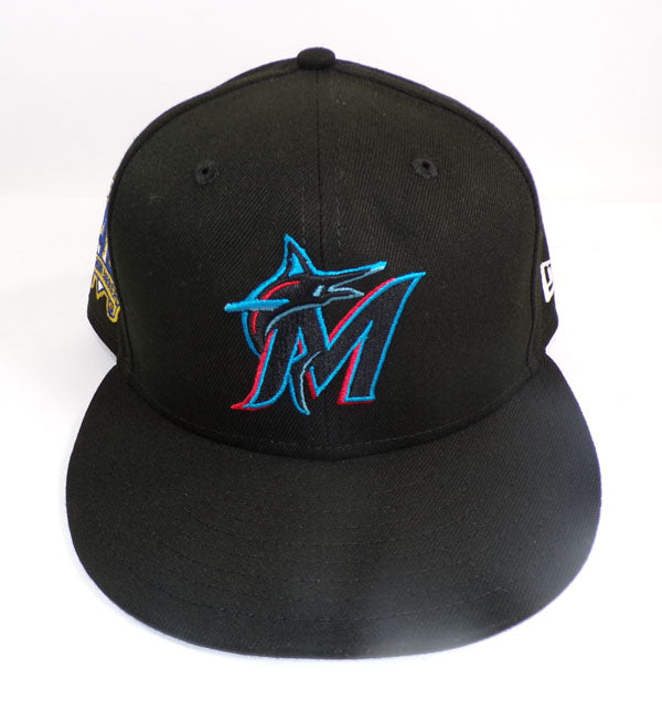 2025 San Francisco Giants @ Miami Marlins NE Jackie Robinson Day Cap COA