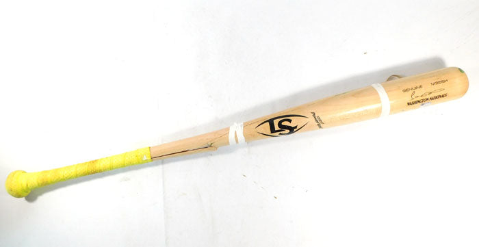 2023 Jeimer Candelario Nationals @ LA Angels Game Used LS Bat COA 4-11-23