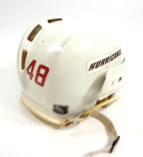 2006-07 Anton Babchuk #48 Carolina Hurricanes Game Worn CCM Ice Hockey Helmet