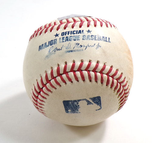 9-16-24 D-Backs @ Rockies Game Used Baseball Eugenio Suarez/Luis Peralta COA Pic2