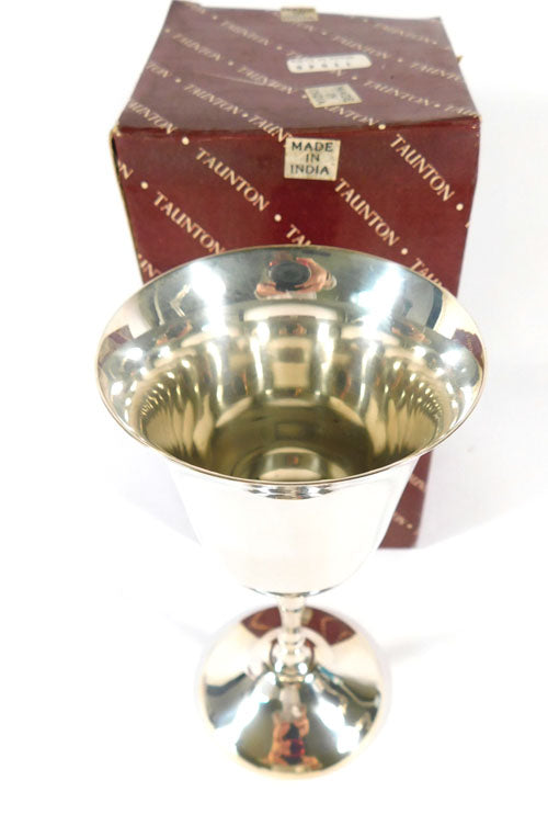 Lot of (4) Taunton Silversmiths 6" Wine Goblets Pic2