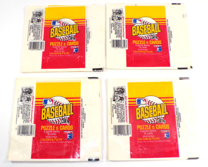 Lot of (100) 1985 Donruss Baseball Wax Wrappers avg Ex-Mt+