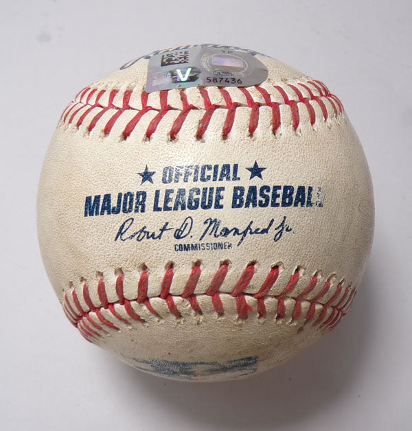 Red Sox @ Nationals 8-17-23 Game-Used Baseball Riley Adams/Josh Winckowski COA Pic2