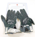 2019 Kolten Wong STL Cardinals Game-Used Dark Gray Adidas Batting Gloves AUTO