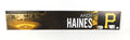 Andy Haines #49 2023 Pirates Team Issued 18" x 3" Locker Room Nameplate COA