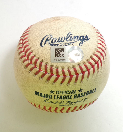 Texas Rangers @ Nationals Game-Used Baseball 7-7-23 CJ Abrams/Glenn Otto COA