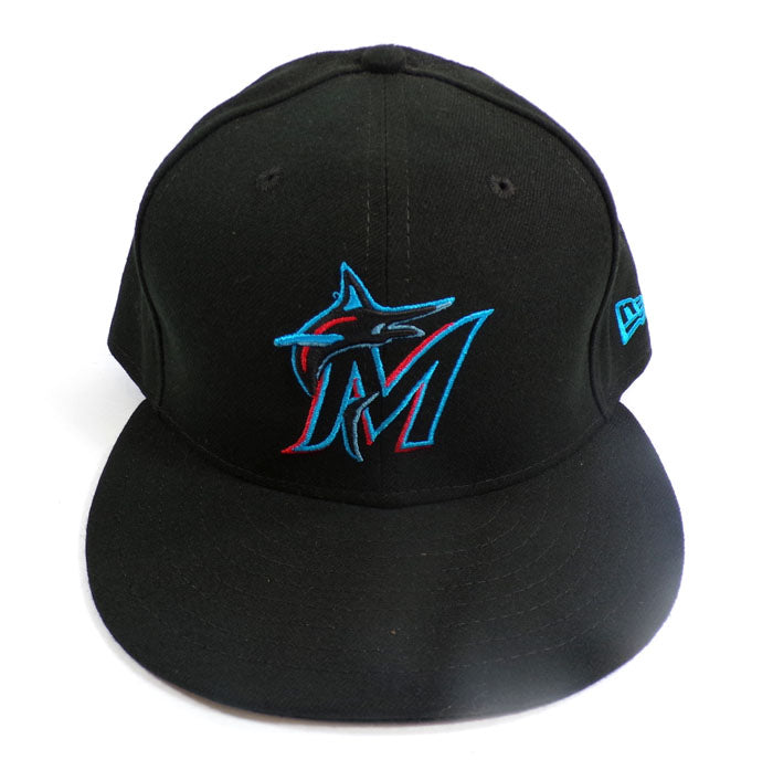2021 Chad Wallach #17 Marlins Game-Used on April 1, 59FIFTY Ball Cap COA