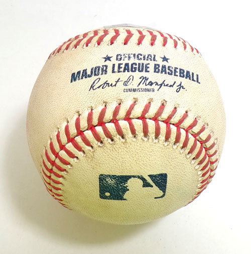 Texas Rangers @ Nationals Game-Used Baseball 7-7-23 CJ Abrams/Glenn Otto COA Pic2