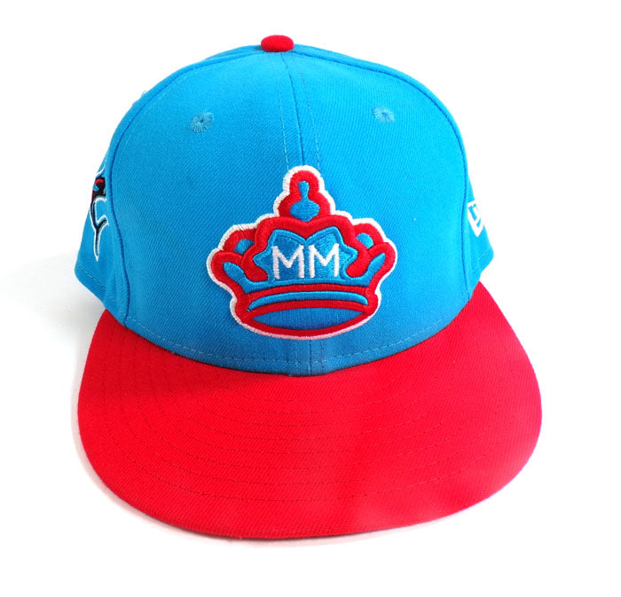 2022 Anthony Bass #52 Marlins Game-Used June 25th City Connect Cap COA