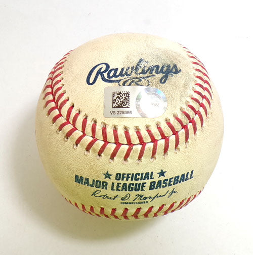 2023 Atlanta Braves @ Nationals Game Used Baseball Marcell Ozuna Walk Adon COA
