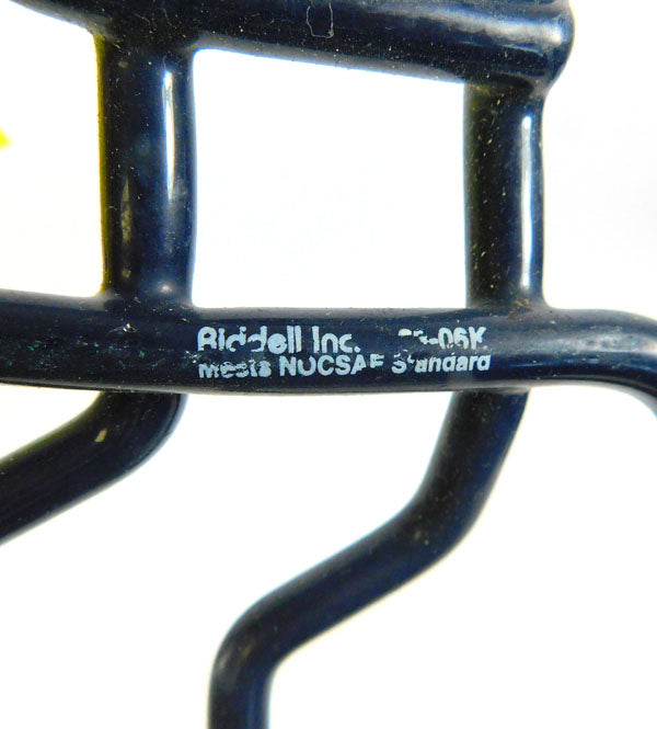 Riddell ?-06K USED Football Helmet Black Face Mask Pic2