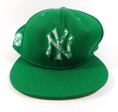 2021 Darren O'Day #56 Yankees Player-Issued St. Pattys Day Spring Training Cap