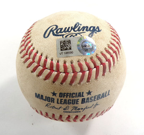 5-3-23 Chicago Cubs @ Nationals Game-Used Baseball Wisdom/T. Barnhart/J. Irvin