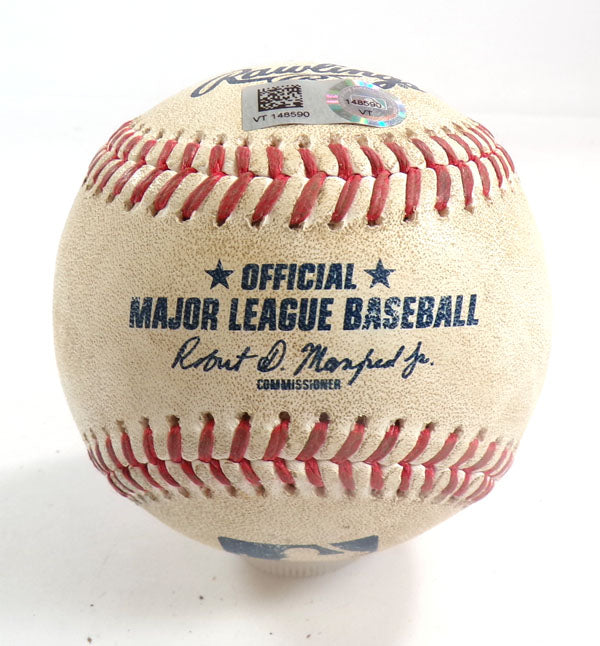 5-3-23 Chicago Cubs @ Nationals Game-Used Baseball Wisdom/T. Barnhart/J. Irvin Pic2