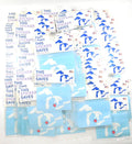 Lot of (100+) Detroit Pistons Great Lakes Proud Michigan Small White Decals NIP