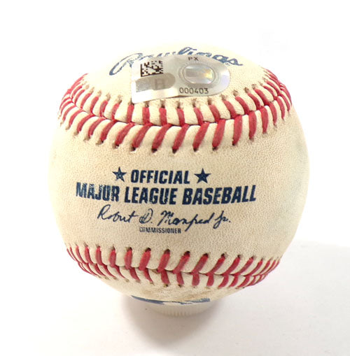 Miami Marlins at Colorado Rockies Game-Used Baseball 8-28-24 Bride/Freeland COA Pic2