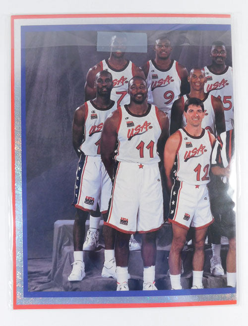 1996 Heroes of the Game Platinum Edition #44 Team USA on Cover w/Red Border Pic2