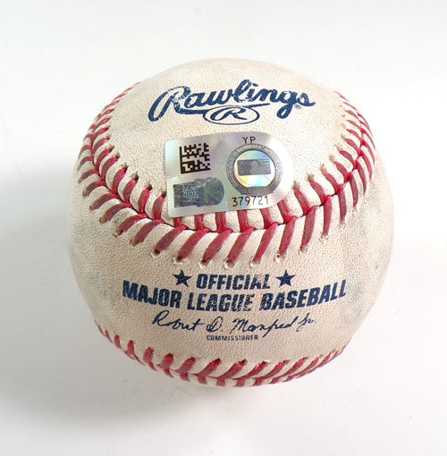 NY Mets @ Rockies Game-Used Ball 8-07-24 Brenton Doyle/Jose Butto COA YP379721
