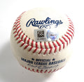 7-25-23 Rockies @ Nationals Game-Used Ball Ryan McMahon/Trevor Williams COA